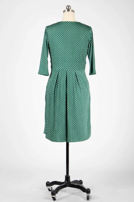 Penelope Dress - Holly Cross Dots