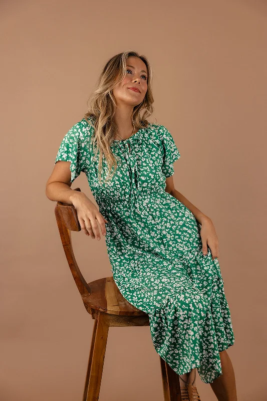 Aleana Floral Midi