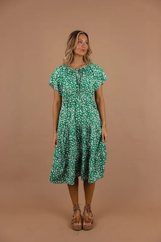 Aleana Floral Midi