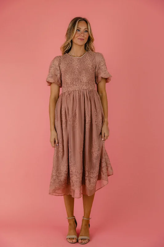 Bridgette Embroidered Dress