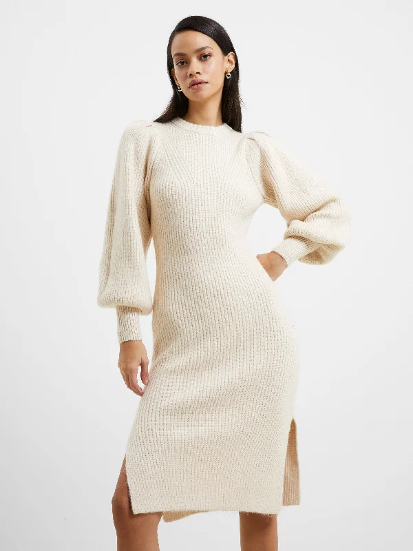 Kessy Recycled Puff Sleeve Sweater Dress