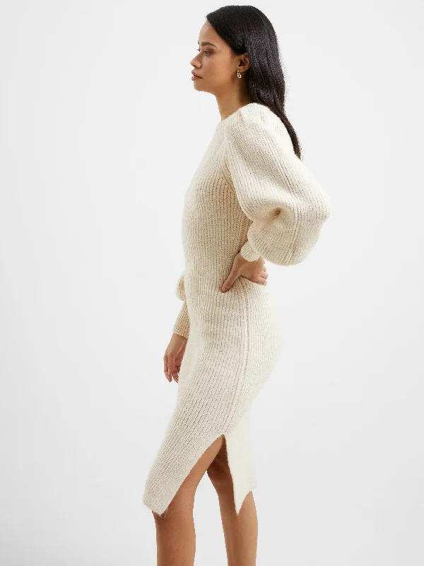 Kessy Recycled Puff Sleeve Sweater Dress