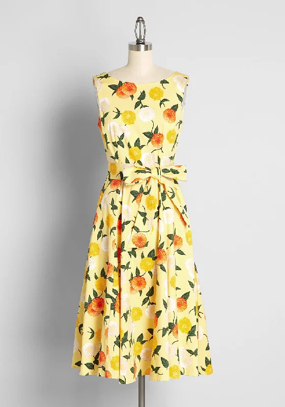 Marigold Medley Swing Dress