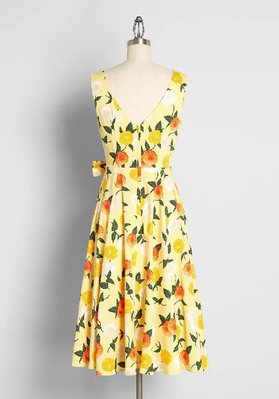 Marigold Medley Swing Dress