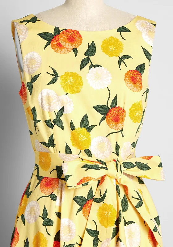 Marigold Medley Swing Dress