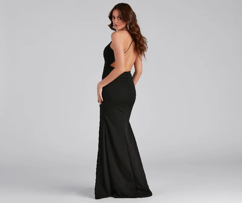 Sophia High-Slit Mermaid Dress