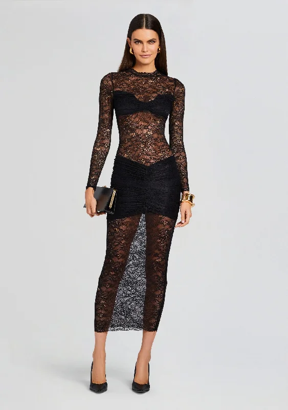 Ellie Lace Midi Dress