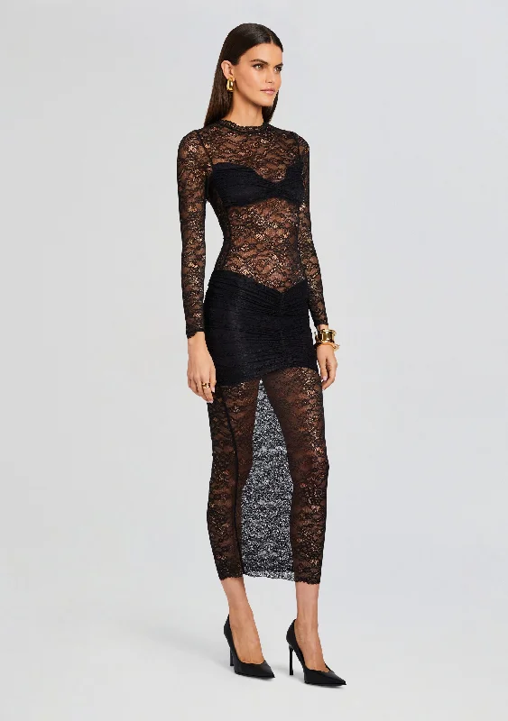 Ellie Lace Midi Dress