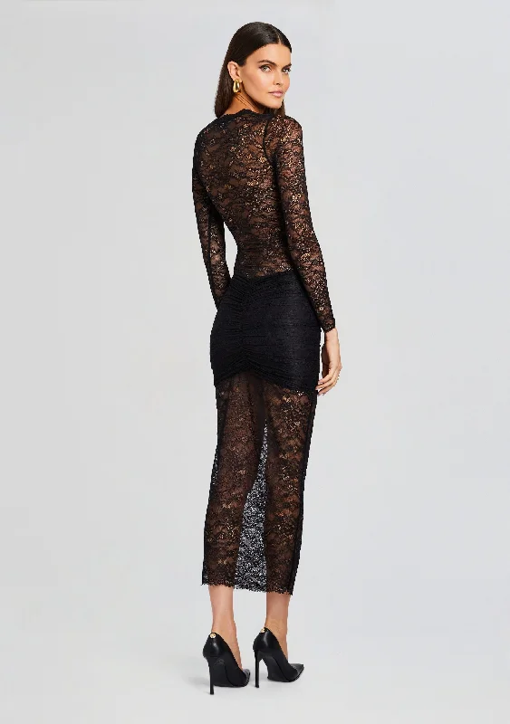 Ellie Lace Midi Dress