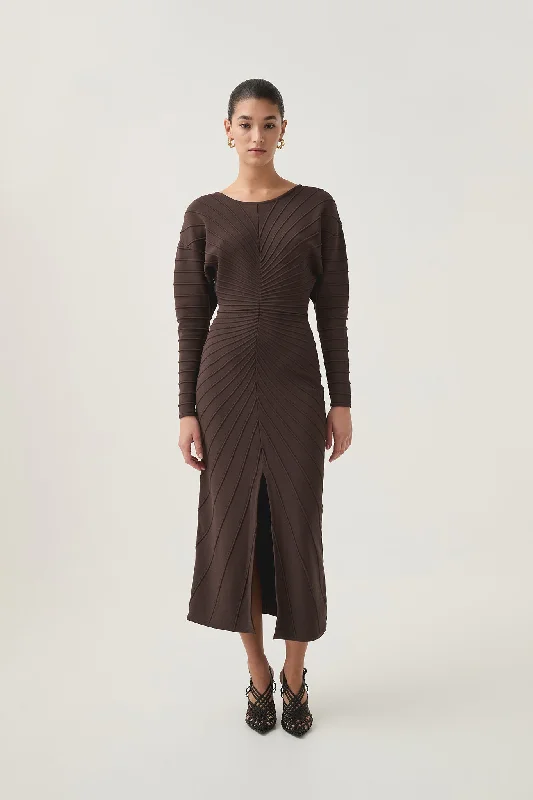 Modernist Cocoon Midi Dress