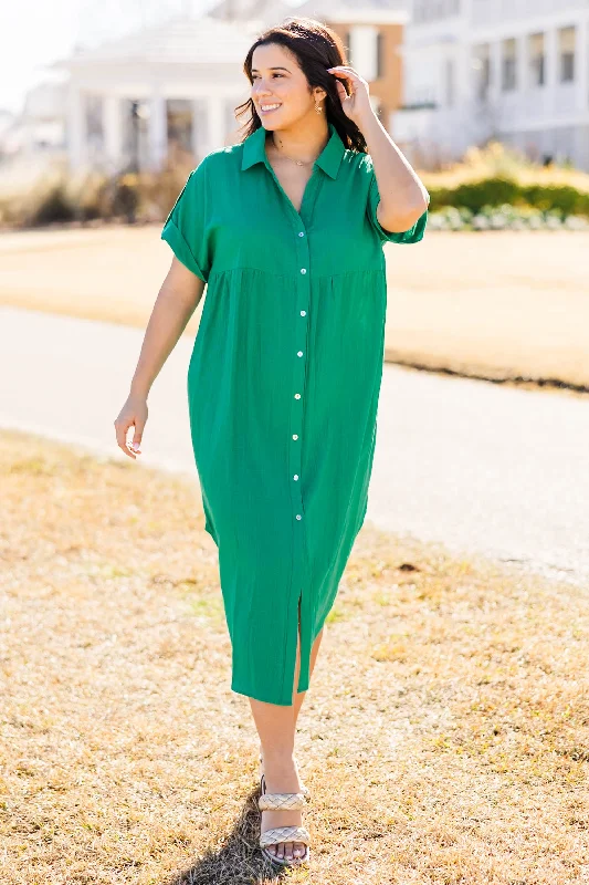 Waiting To Exhale Dress, Kelly Green