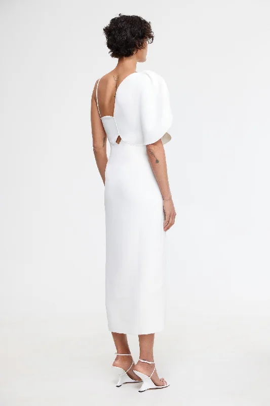 ALLISTER COLUMN MIDI DRESS