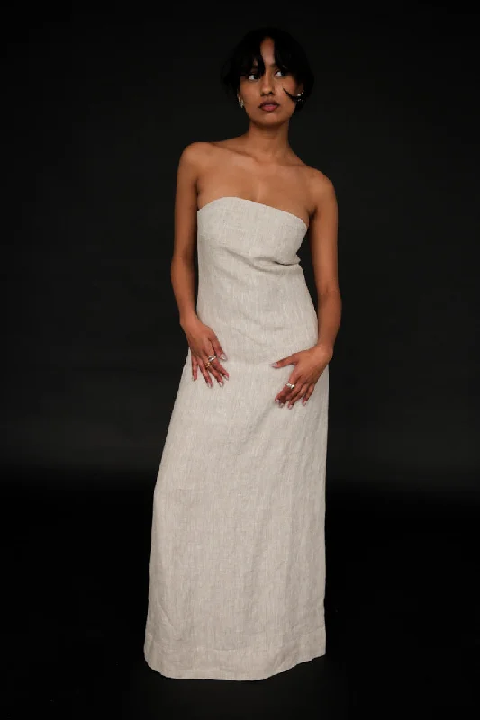 DINKA NATURAL MAXI DRESS