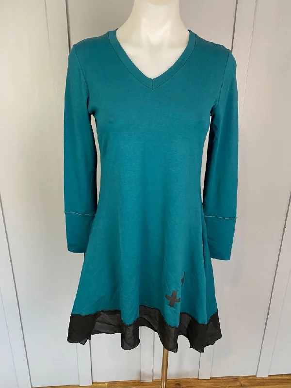 BNWT Teal Blonde Red Dress/Tunic, S