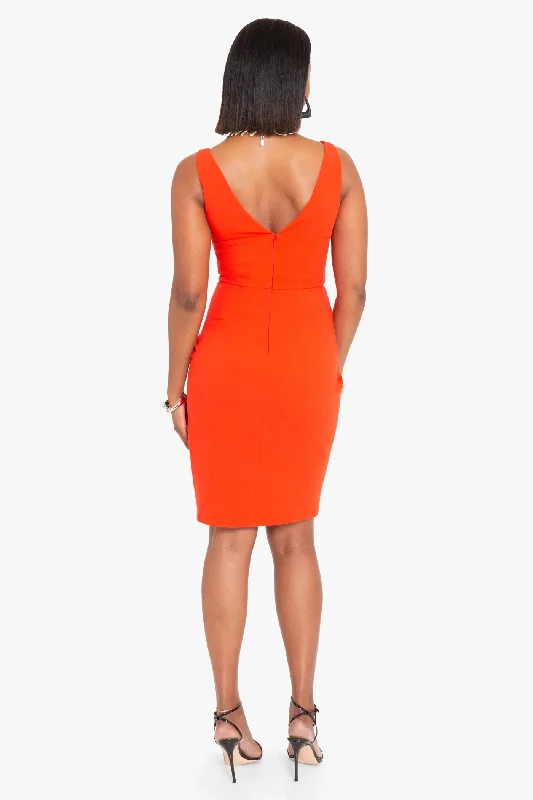 Curtis Dress - Sunset Coral