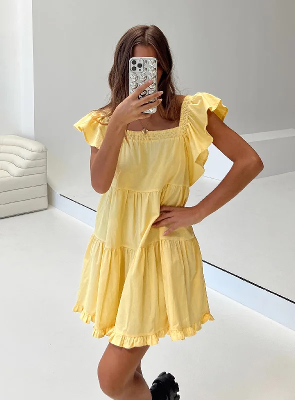 Jayson Mini Dress Yellow