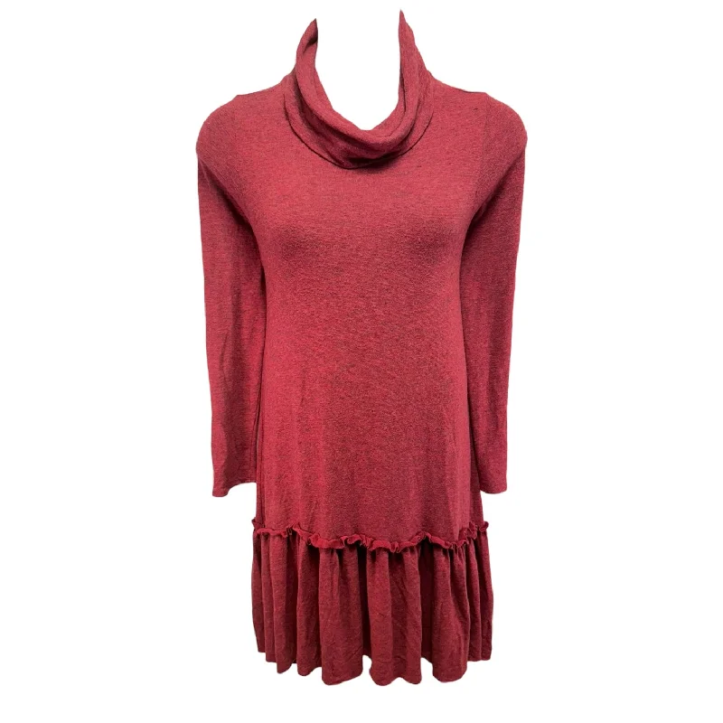 Knit Ruffle Hem Cowl Neck Dress Sunday In Brooklyn, Size Xl