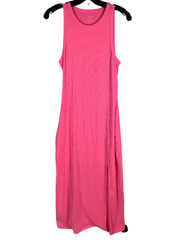 Pink Dress Casual Maxi Aerie, Size M