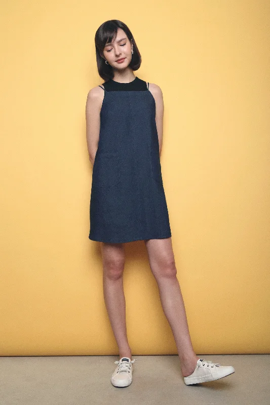 Poli Denim Dress Dark Denim