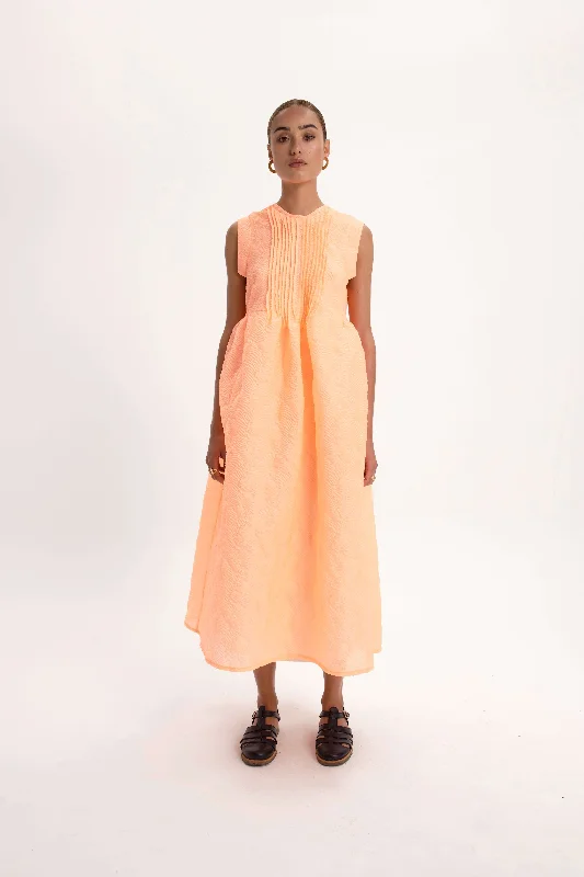 Thelma Dress in Urchin Roe Canvas