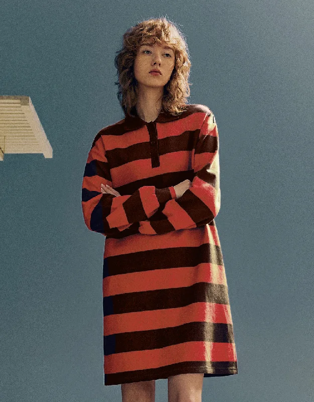 Striped Straight Dress