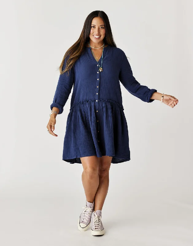 Blair Dress: Navy