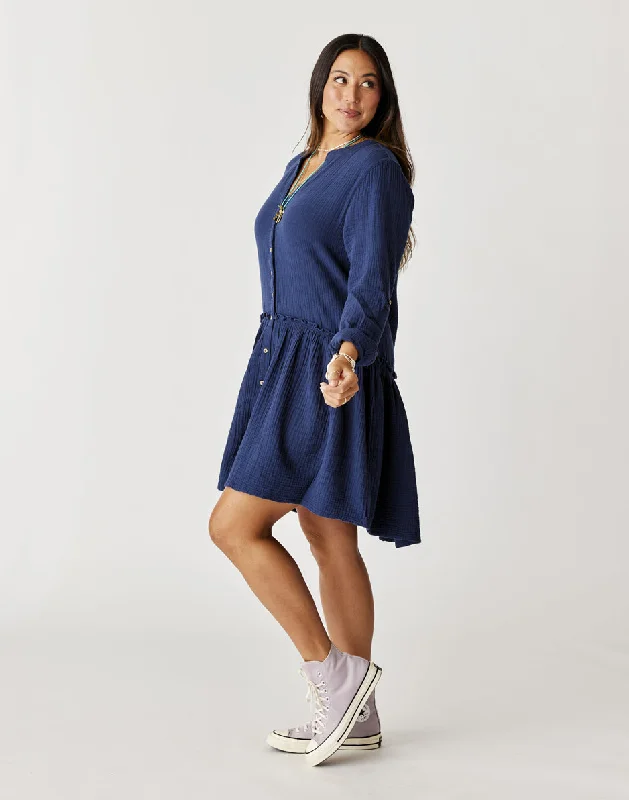 Blair Dress: Navy