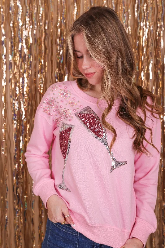 Celebrate With Bubbly Pullover