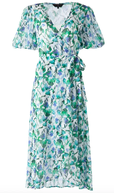 Diane Dress Watercolor Vine