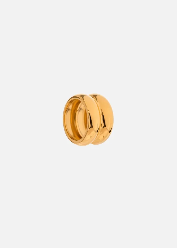 18k Gold Plated Chunky Ring CERTÍ x LEMONLUNAR