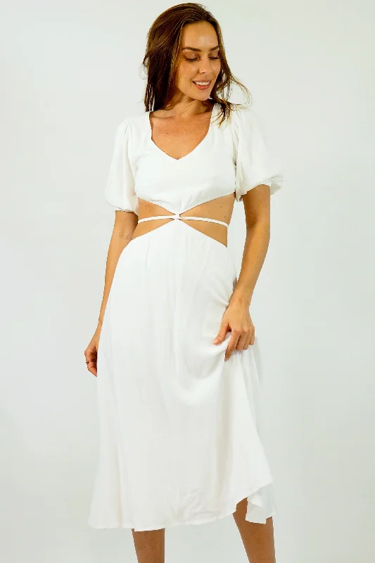 Ciara Dress - White