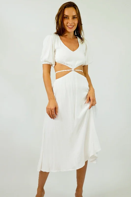 Ciara Dress - White