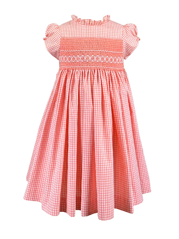 Darling Clementine Vichy Gingham Smocked Dress