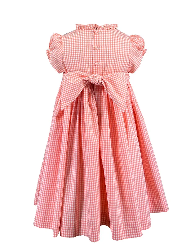 Darling Clementine Vichy Gingham Smocked Dress