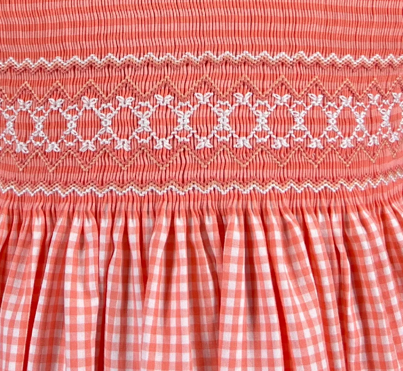 Darling Clementine Vichy Gingham Smocked Dress