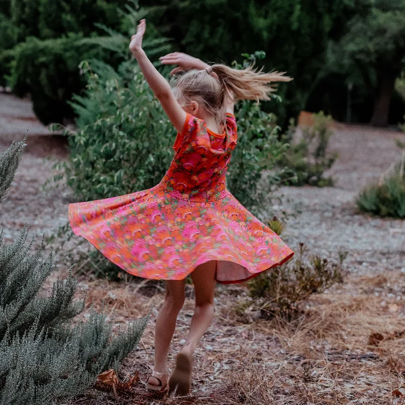 Forest Shrooms Short Sleeve Dress