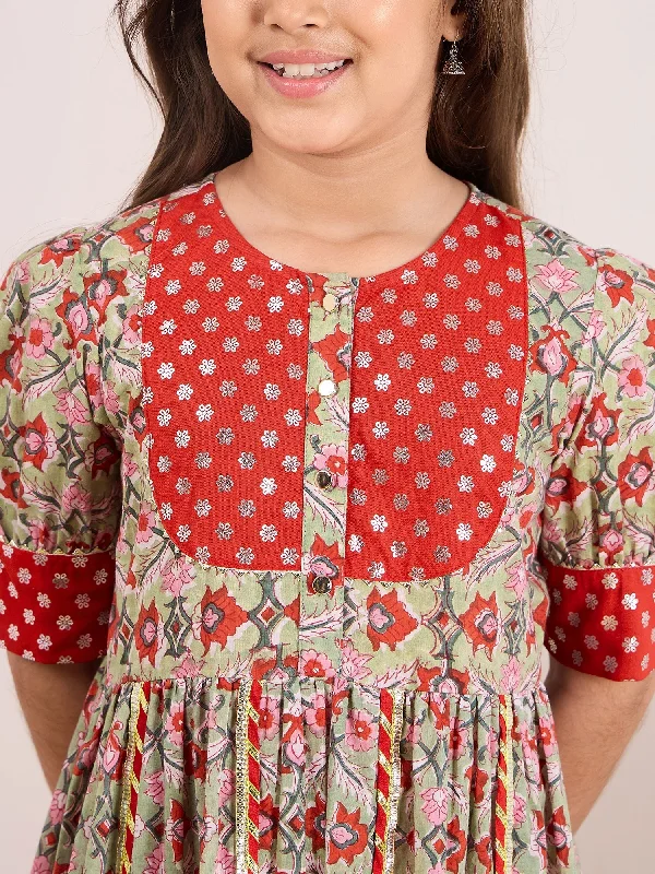 10-12Y / Red / Cotton