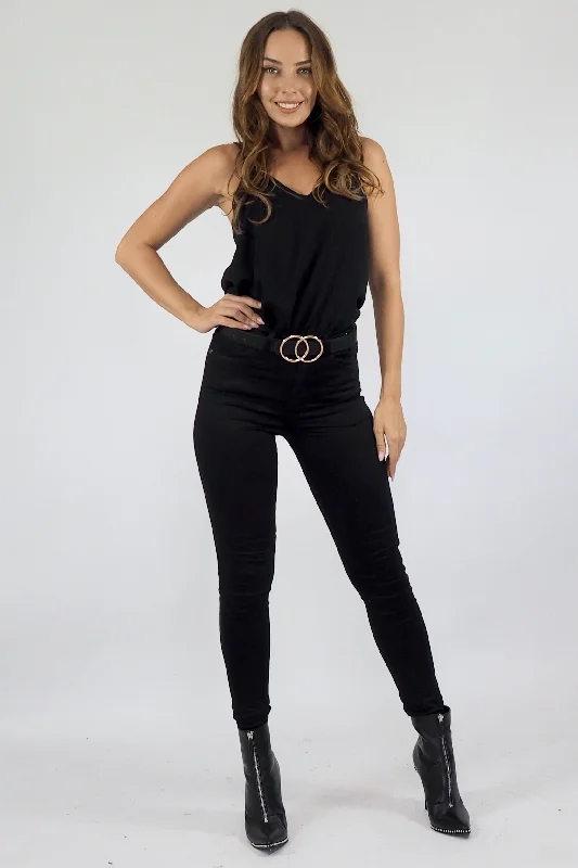 Jet Black Jeans - Size 7-16