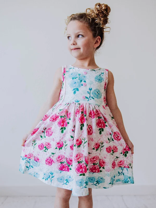 Kate Dress - Raspberry Roses