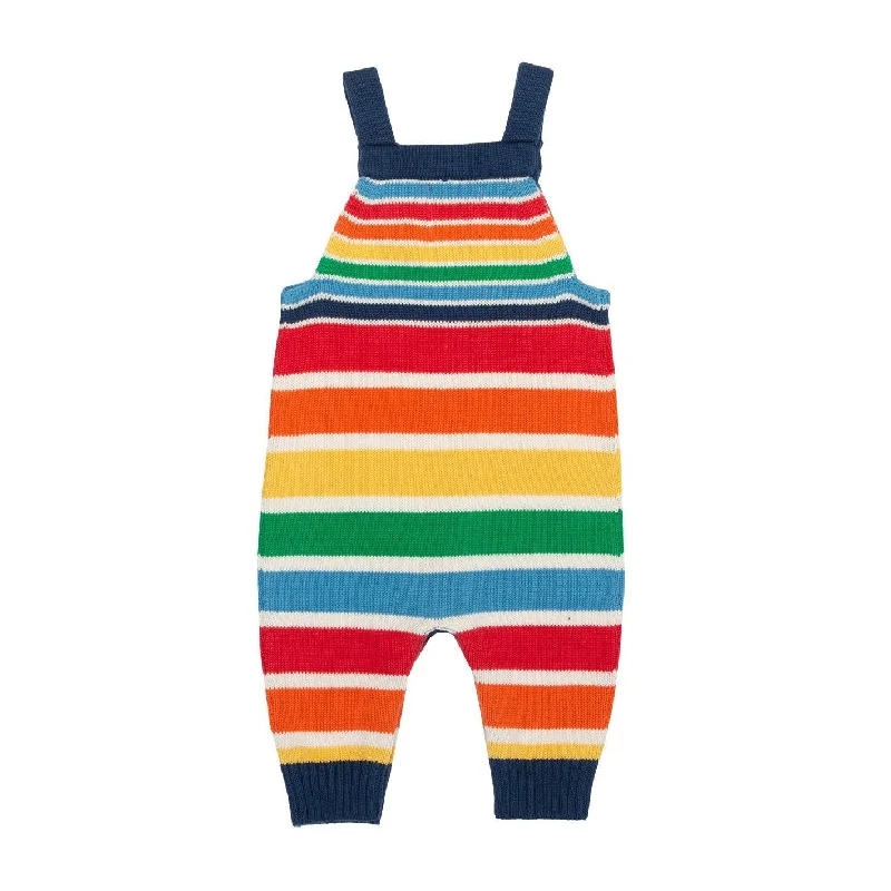 Rainbow Knit Dungarees