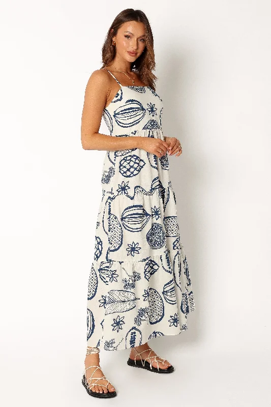 Ronin Maxi Dress - Navy