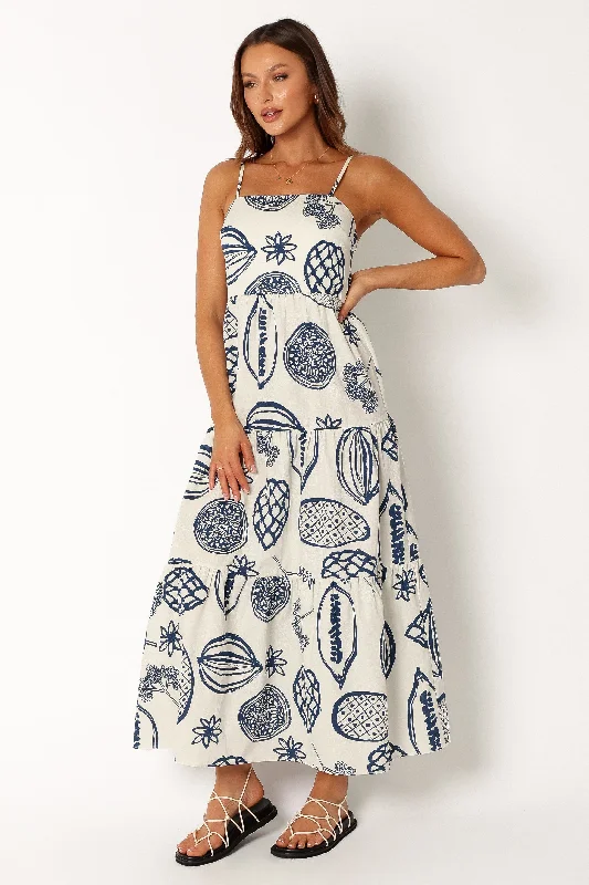 Ronin Maxi Dress - Navy