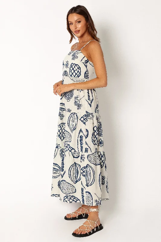 Ronin Maxi Dress - Navy