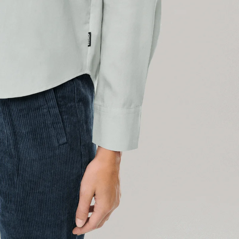 Trimalf - Tencel Button Down Shirt - Light Moss