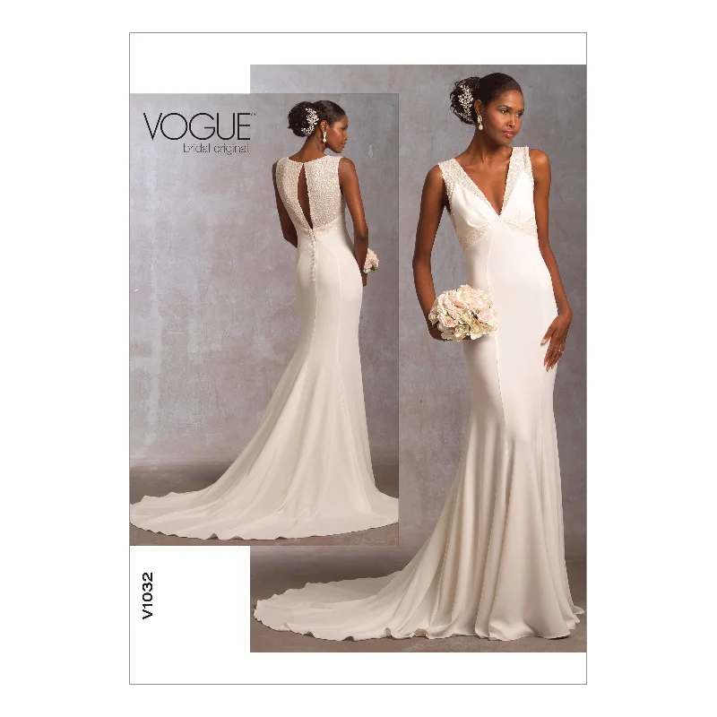 Vogue Pattern 1032  Misses' Wedding Dress