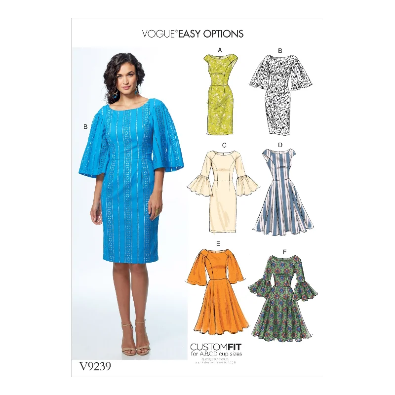 Vogue 9239 Misses' Princess Seam Dresses Pattern