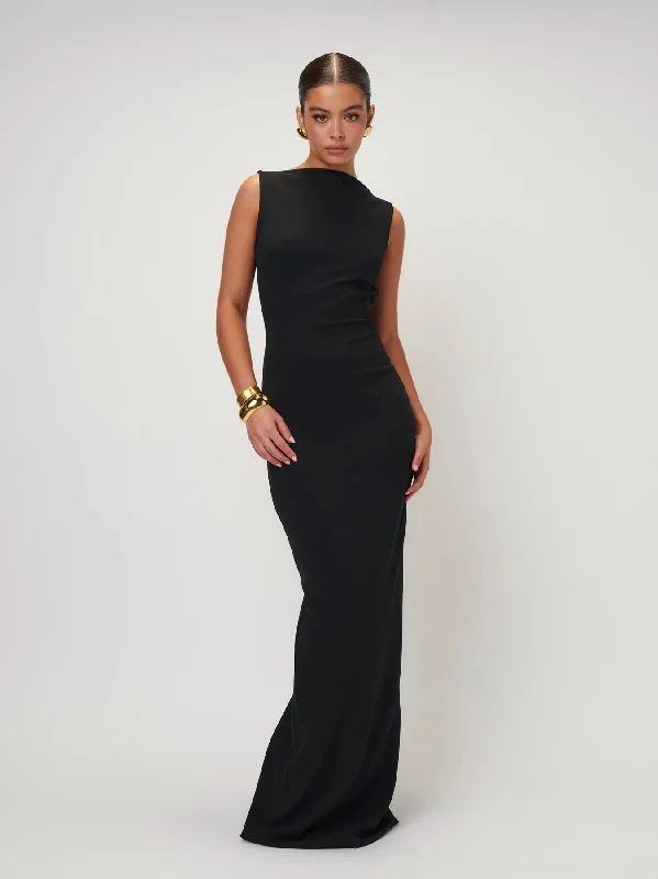 Hire EFFIE KATS Verona Gown in Black