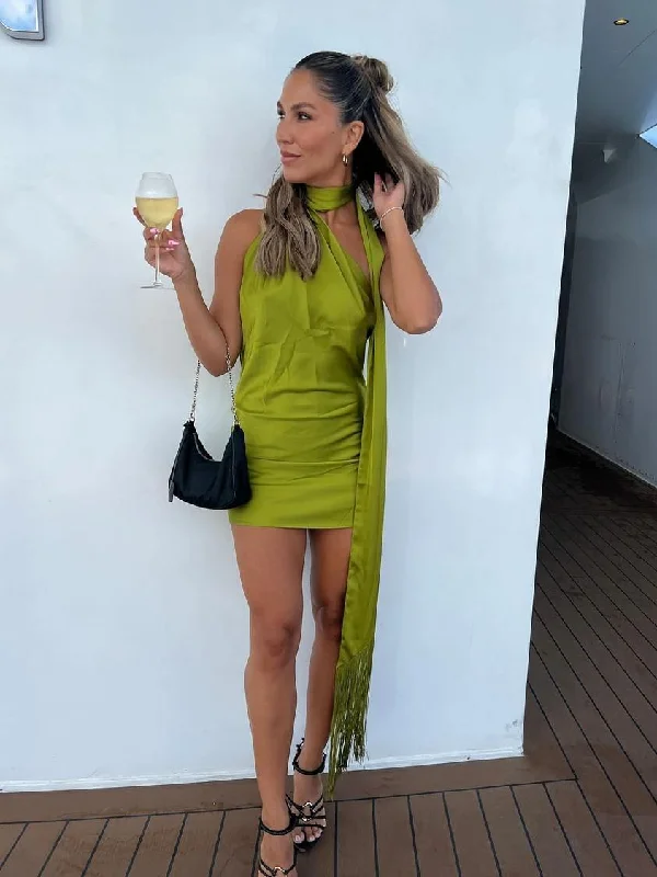 Hire RAT & BOA Serafia Dress in Green